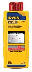CHALK MARKING REFILL RED 8OZ  