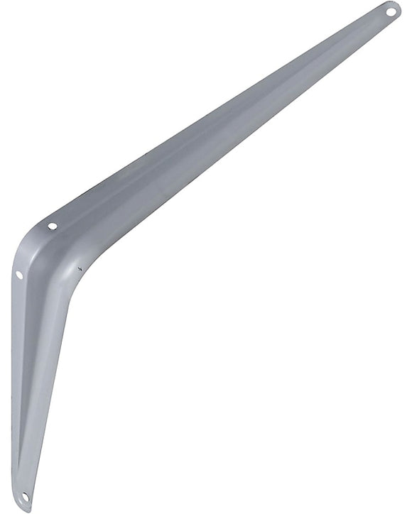 National Hardware 211BC Series N171-074 Shelf Bracket, 100 lb, 8 in L, Steel, Gray