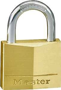PADLOCK BRS KD VRTCLR 5/8IN   