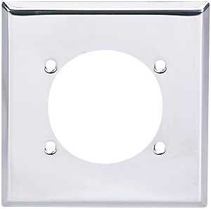 WALLPLATE 2G RNG/DRYR STD CHRM