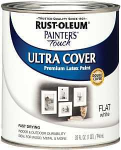 PAINT ACRYLIC IN EX FLT WHT QT