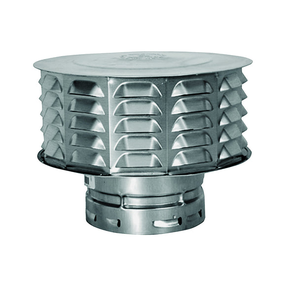 AmeriVent 3ECW Snap Lock Vent Cap, 3 in Connection