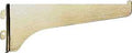 BRACKET SHELF STEEL 12IN BRASS