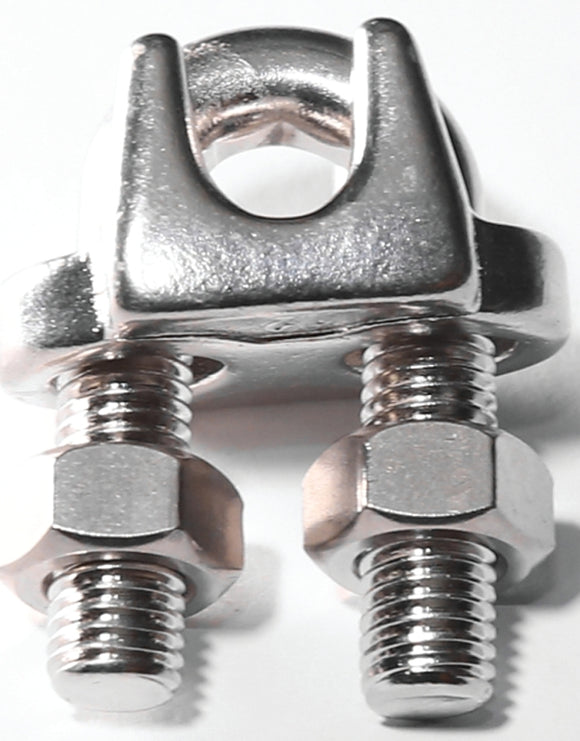 Baron 260-7/8 Wire Rope Clip, 7/8 in Max Bundle Dia, Iron