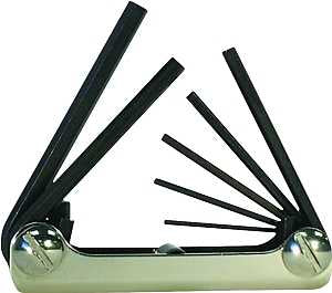 KEY HEX SET 7PC MET MED FLD-UP