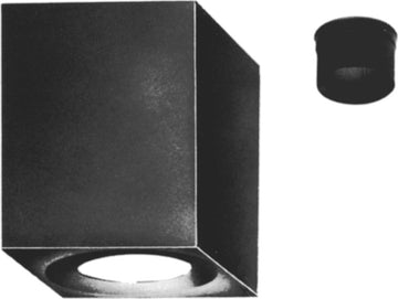 AmeriVent 6HS-RSA12 Roof Support Box, Black, Includes: (1) Stainless Steel Black Single Wall Adaptor