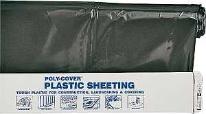 POLY FILM 18"X300FT 6MIL BLACK