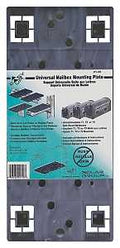UNIV MOUNT BOARD PLASTIC BLACK