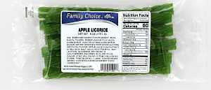 APPLE LICORICE BAG 6 OZ       