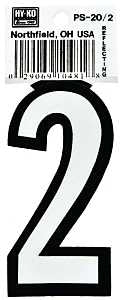 NUMBER HOUSE 2 3-1/4IN REFL   