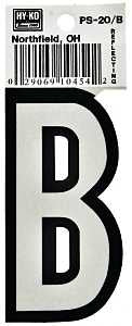 LETTER HOUSE B 3-1/4IN REFL   