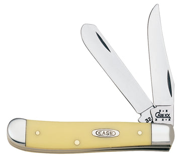 Case XX 00029 Folding Pocket Knife, 2.7 in Clip, 2-3/4 in Spey L Blade, Vanadium Steel Blade, 2-Blade, Smooth Handle