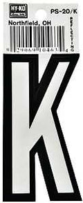 LETTER HOUSE K 3-1/4IN REFL   