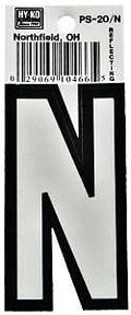 LETTER HOUSE N 3-1/4IN REFL   