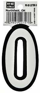 LETTER HOUSE O 3-1/4IN REFL   