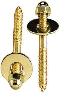 TOILET SCREW SET 1/4X2-1/2    