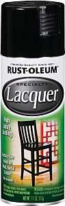 LACQUER SPRAY GLOSS BLACK 11OZ