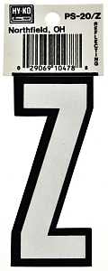 LETTER HOUSE Z 3-1/4IN REFL   