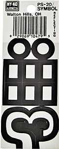 SYMBOL REFLECTIVE 3-1/4IN VNYL