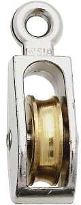 ROPE PULLEY FIXED SNGL NI 1IN 