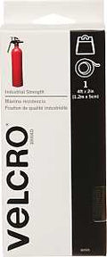 FASTENER VELCRO TAPE 2X48 BLK 
