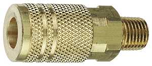 COUPLER AIR LINE MALE 1/4     