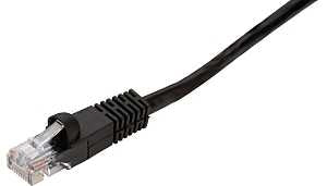 CAT5E NETWORK CABLE 14FT BLK  