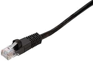 CAT5E NETWORK CABLE 50FT BLK  