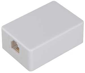 WALL JACK MODLR PHONE SURF WHT