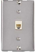 MOUNT WALL PHONE SINGLE SILVER