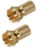 CONNECTOR RG-6 TWST F-CONN GLD