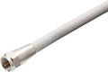CABLE COAX RG6/F CONN 12FT WHT