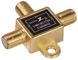 SPLITTER SIGNAL COAX 2WY 900MH