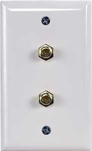 WALL JK COAX DUAL W           