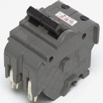 Federal Pacific UBIF220N Circuit Breaker, Type UBIF, 20 A, 2-Pole, 120/240 V, Plug, Gray