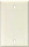 WALL PLATE 1GANG WHITE 1PK    