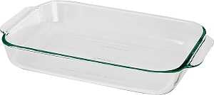 BAKE DISH GLASS RECTANGLE 3QT 