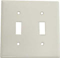 WALL PLATE TOGGLE 2GANG WHITE 