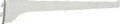 BRACKET SHELF STEEL WHITE 12IN