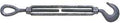 TURNBUCKLE HOOK/EYE 1/2X6 GALV