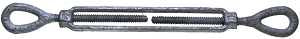 TURNBUCKLE EYE/EYE 3/8X6 GALV 
