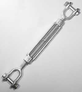 TURNBUCKLE JAW/JAW 5/8X6 GALV 