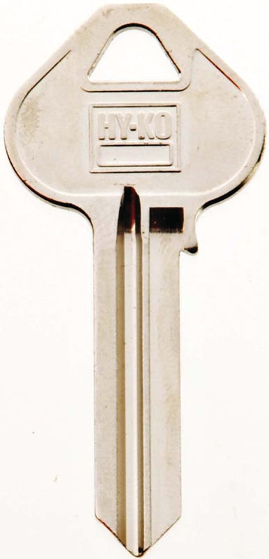 Hy-Ko 11010RU16 Key Blank, Brass, Nickel, For: Russwin and Corbin Cabinet, House Locks and Padlocks, RU16 Key Number