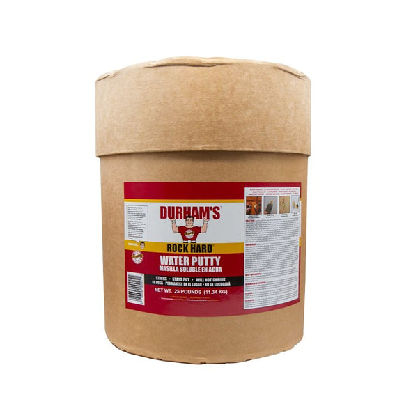 Durham's 25 Water Putty, Natural Cream, lb, Can
