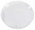 SAUCER PLASTIC CLEAR 6IN      