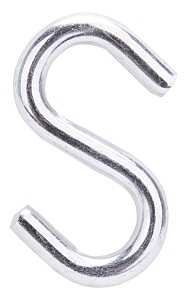 HOOK S STEEL 2IN BRIGHT ZINC  