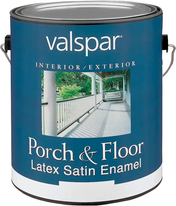 Medallion 1500 Series 027.0001533.007 Porch and Floor Paint, Satin Sheen, Light Gray, 1 gal, 400 sq-ft/gal Coverage Area