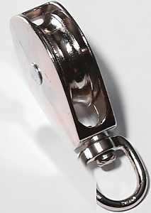 ROPE PULLEY SWVL SNGL CST1-1/4