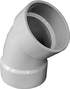 ELBOW DWV 45 DEG 6IN          