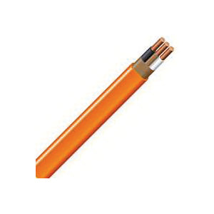Southwire 10/2NM-WGX50 Sheathed Cable, 10 AWG Wire, 2 -Conductor, 50 ft L, Copper Conductor, PVC Insulation